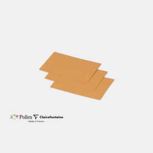 Karte 70x95 Pergament 210g Orangen-Clementinenpollen
