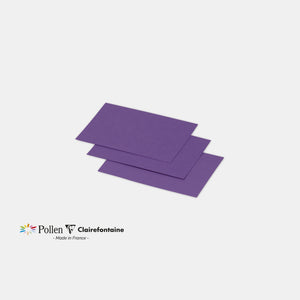 Karte 70x95 Pergament 210g lila Pollen