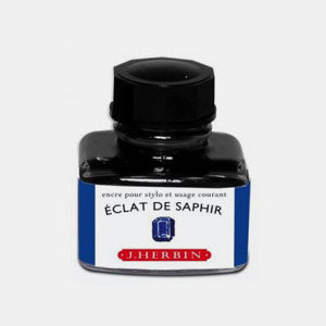 Bouteille 30 ml encre pour stylo éclat de saphir