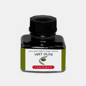 Bottle 30 ml olive green pen ink