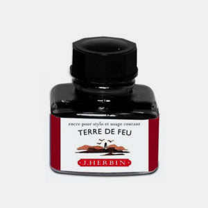 Bouteille 30 ml encre pour stylo terre de feu