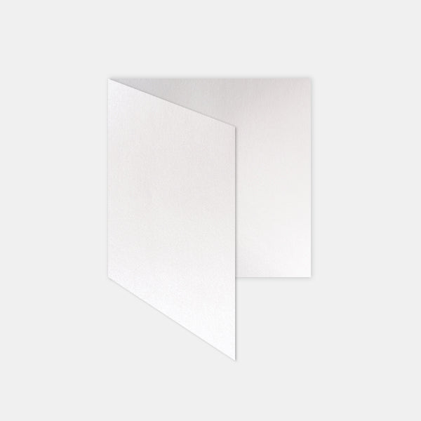 Vorgefaltete Karte 130x260mm Kristallmetallic