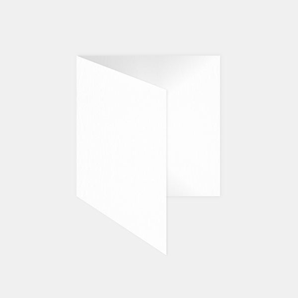 Vorgefaltete Karte 130x260mm naturweiß