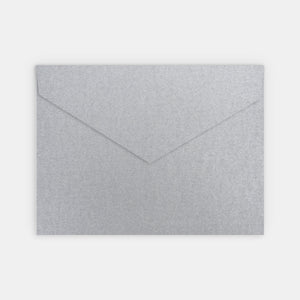 Envelope 140x190 mm silver metallic