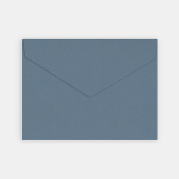 Enveloppe 140x190 mm kraft bleu jean