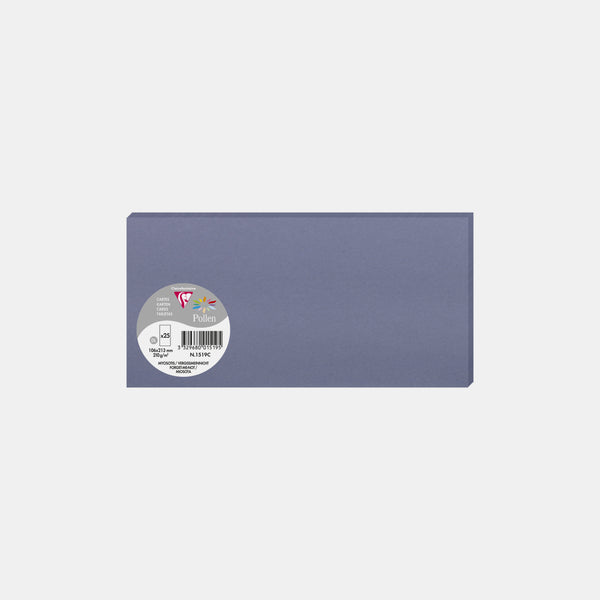 Carte 106x213 velin 210g myosotis Pollen