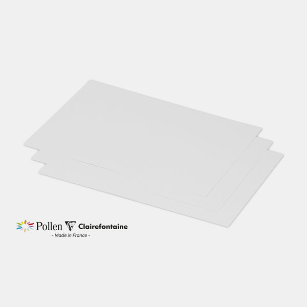 Card 158x222 vellum 210g white Pollen