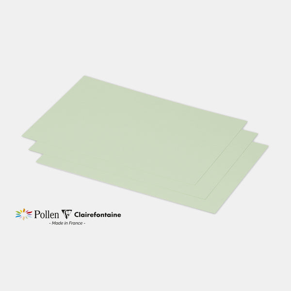 Karte 158x222 Pergament 210g grüner Pollen