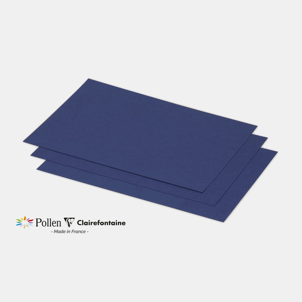 Karte 158x222 Pergament 210g Mitternachtsblauer Pollen