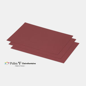 Card 158x222 vellum 210g burgundy Pollen