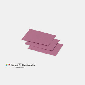 Karte 70x95 Pergament 210g rosa Hortensienpollen