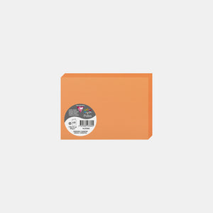 Pre-folded card 110x210 vellum 210g orange clementine Pollen