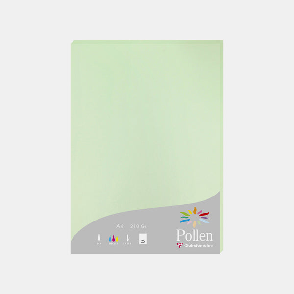 A4-Pergamentblatt, 210 g, grüner Pollen