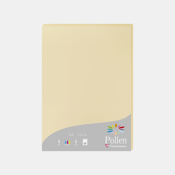 A4-Pergamentblatt, 210 g, hellbrauner Pollen