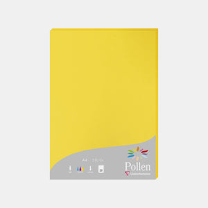 A4 vellum sheet 210g sunny yellow Pollen
