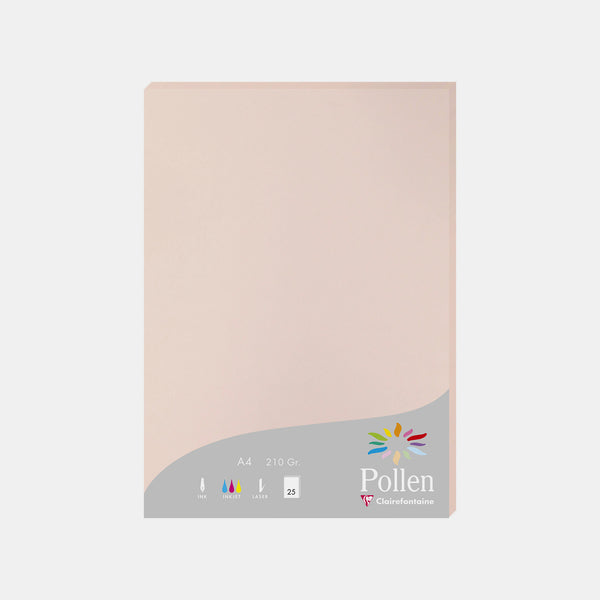 Feuille A4 velin 210g opaline Pollen