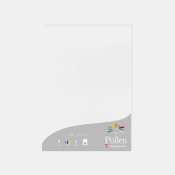 A4-Pergamentblatt, 210 g, weißer Pollen