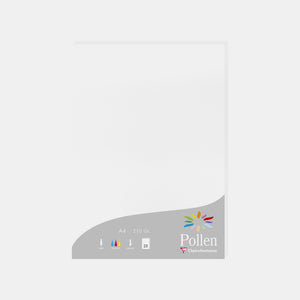 A4 vellum sheet 210g white Pollen