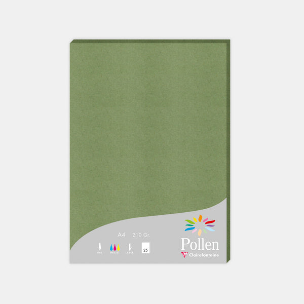 A4-Pergamentblatt, 210 g, salbeigrüner Pollen