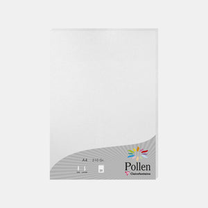 Iridescent A4 sheet 210g iridescent white Pollen