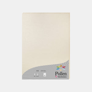 Iridescent A4 sheet 210g iridescent ivory Pollen