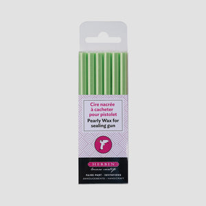 Pack of 6 sticks of pearly almond sealing wax