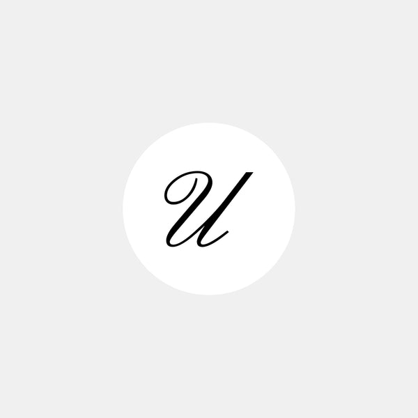 Alphabet Raute Englischer Buchstabe U