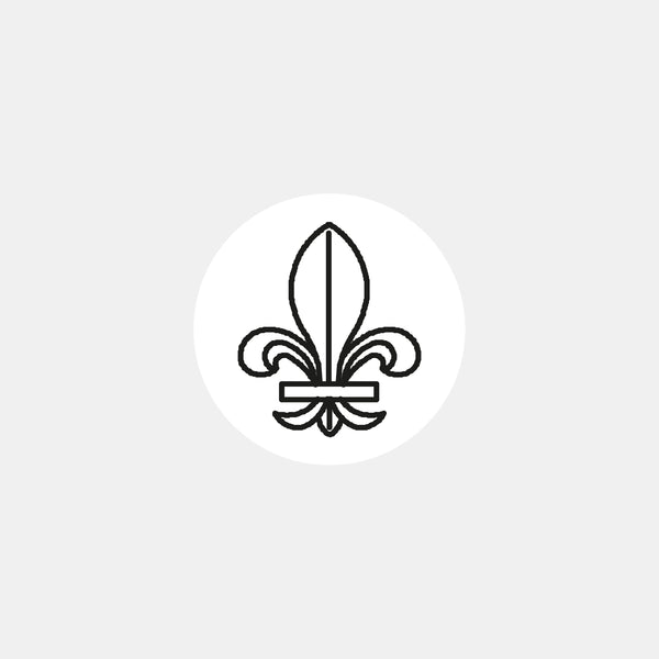 Lilienblüten-Symbol-Lutschtablette