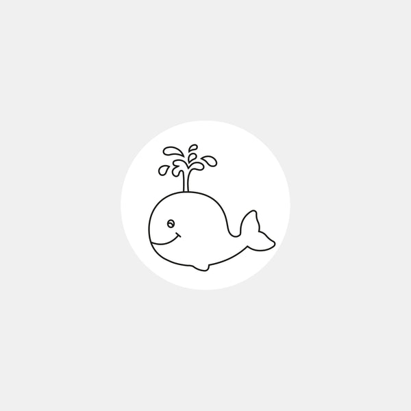 Pastille symbole baleine