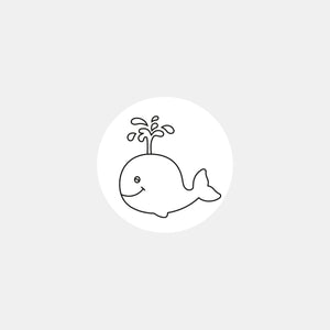 Whale symbol tablet
