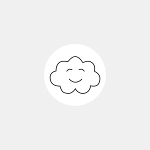 Pastille symbole nuage