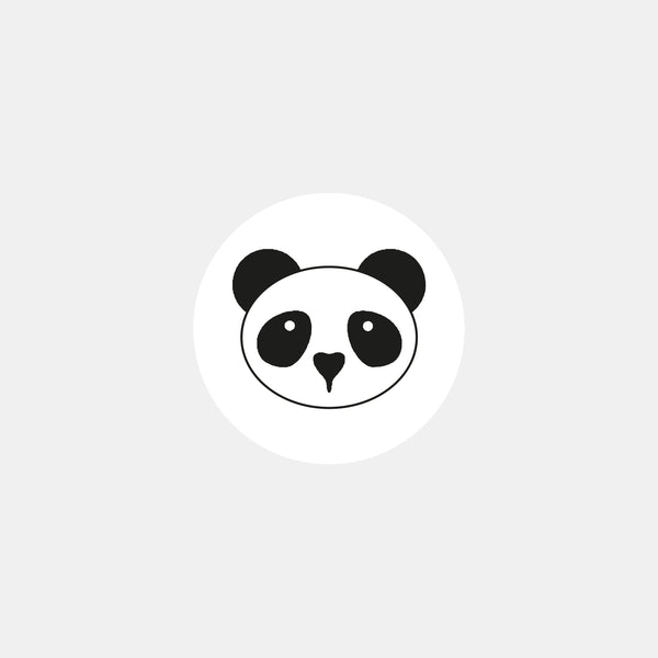 Panda symbol pastille