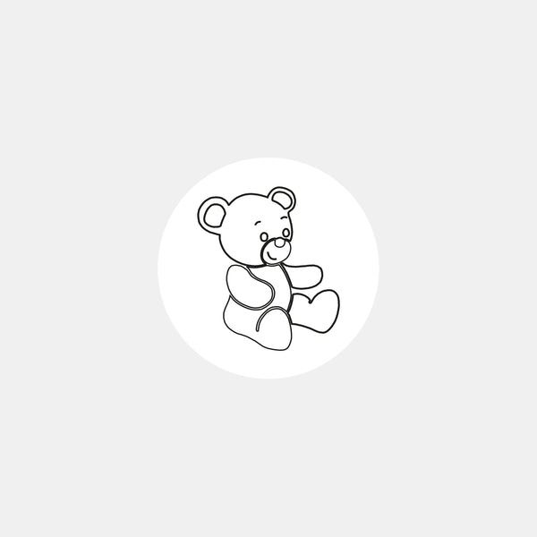 Teddybär-Symbolabzeichen