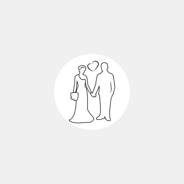 Verheiratetes Symbol Pastille