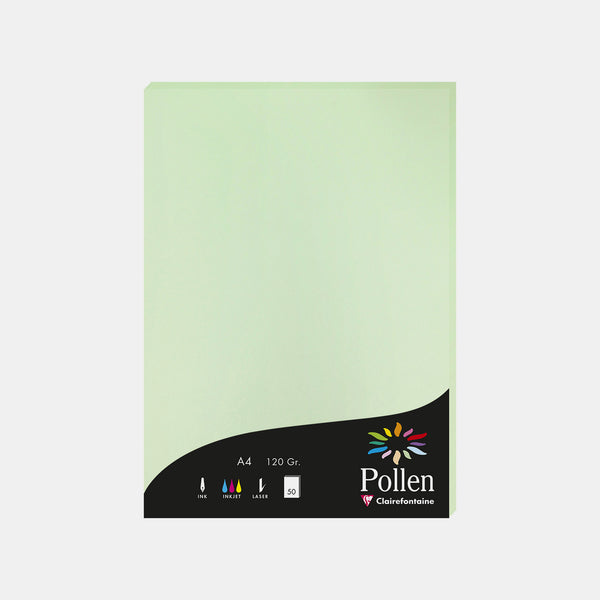 A4-Pergamentblatt, 120 g, grüner Pollen