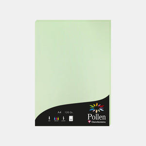 Feuille A4 velin 120g vert Pollen