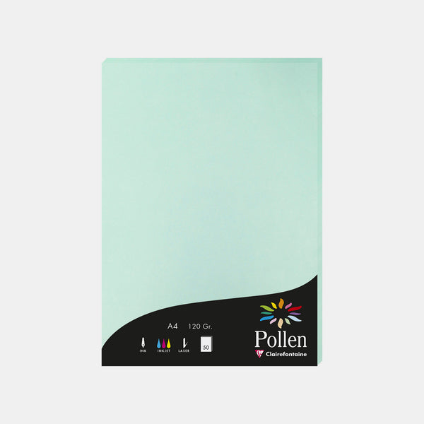 A4-Pergamentblatt, 120 g, jadegrüner Pollen