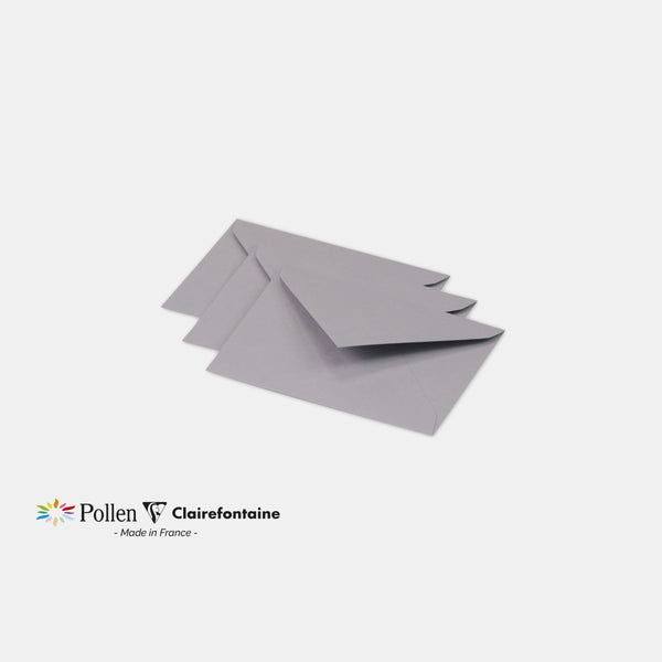 Enveloppe 75x100 velin 120g gris koala Pollen