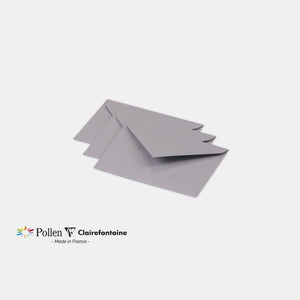 Umschlag 75x100 Pergament 120g koalagrauer Pollen