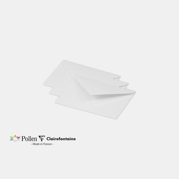 Umschlag 75x100 Pergament 120g weißer Pollen