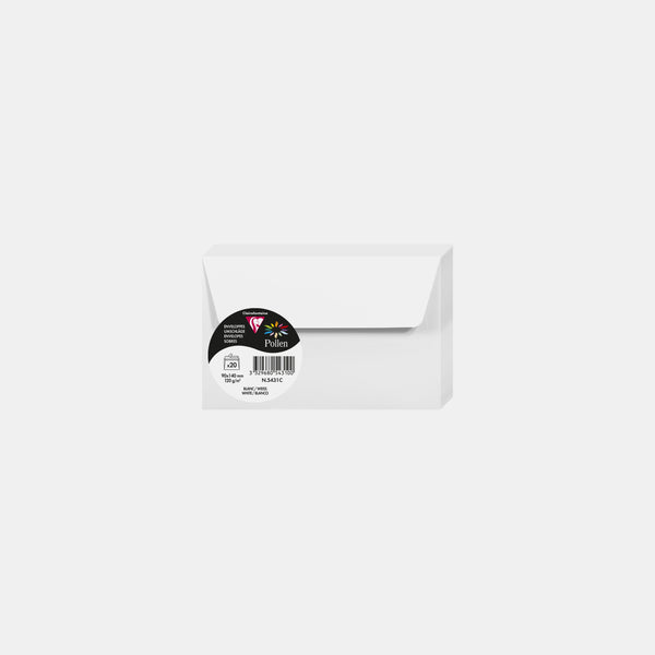 Envelope 90x140 vellum 120g white Pollen