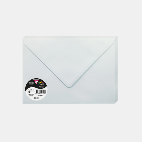 Envelope 162x229 vellum 120g sky blue Pollen