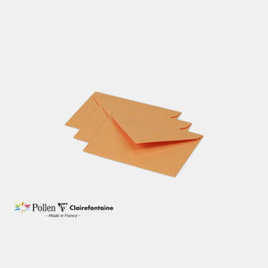 Umschlag 75x100 Pergament 120g oranger Clementinenpollen