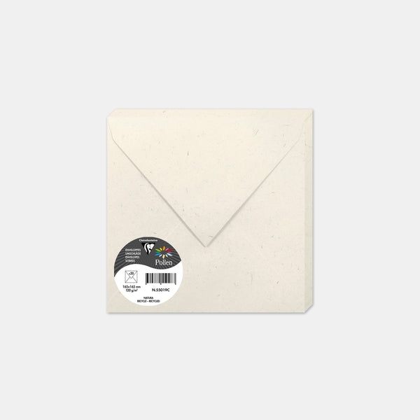 Envelope 165x165 Natura 120g Pollen Clairefontaine