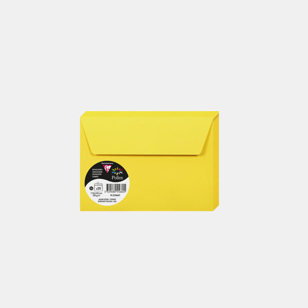 Envelope 114x162 vellum 120g sunny yellow Pollen
