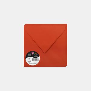 Envelope 165x165 vellum 120g coral red Pollen