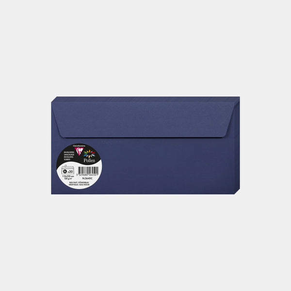 Umschlag 110x220 Pergament 120g mitternachtsblauer Pollen