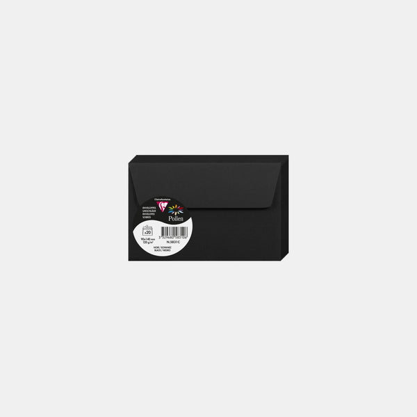 Envelope 90x140 vellum 120g black Pollen