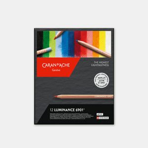 Box of 12 Luminance colored pencils