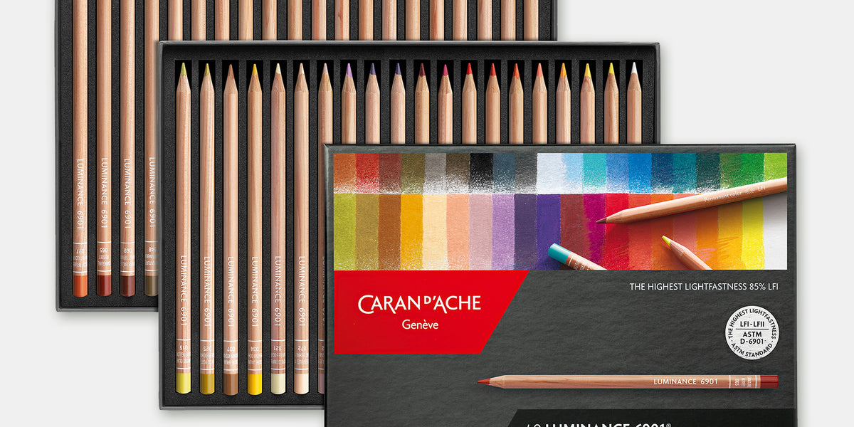 Boîte de 40 crayons de couleurs Luminance - Caran d'Ache – L